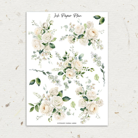 Cityscape | XL Floral Deco Sheet