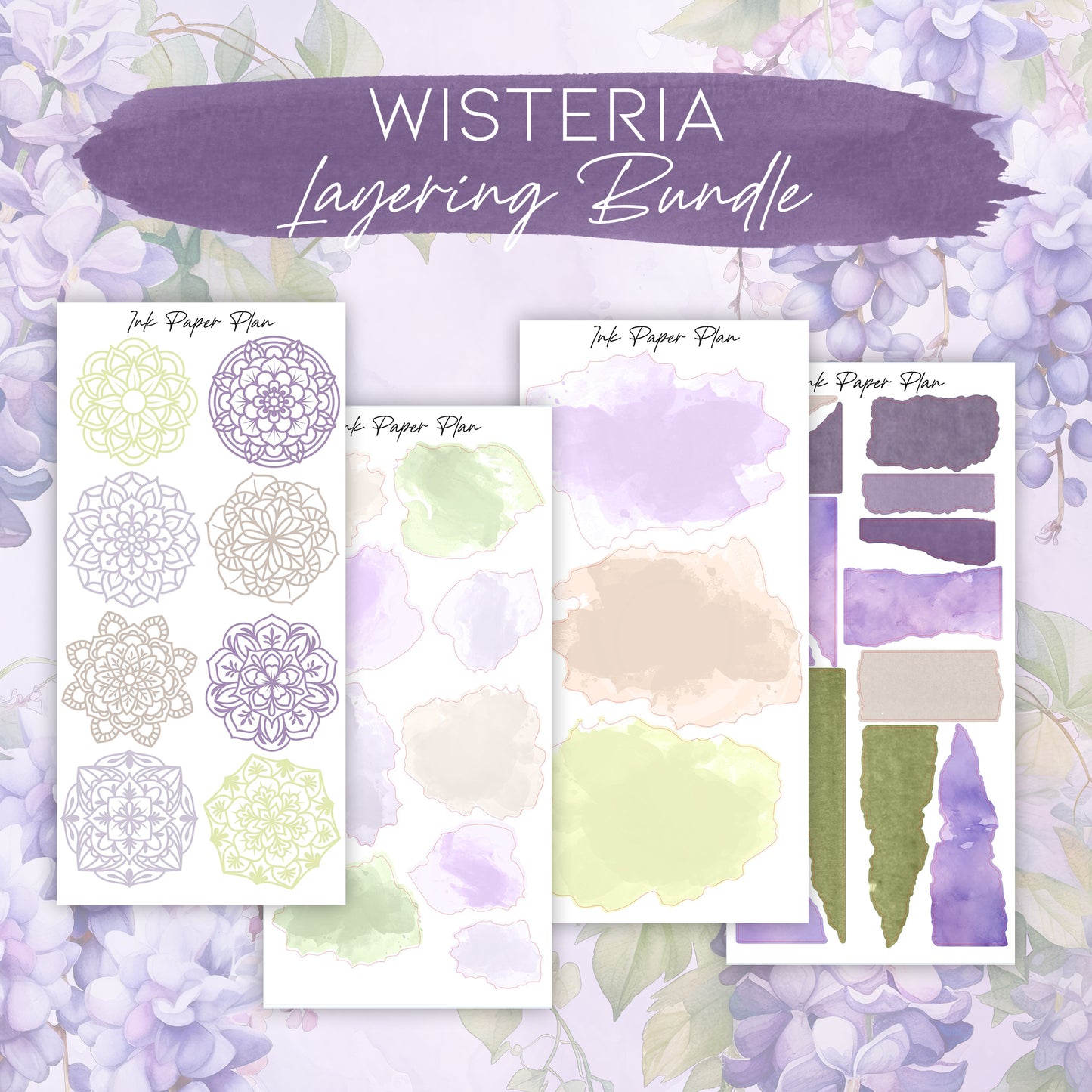 Wisteria  | Journaling Collection | Bundles