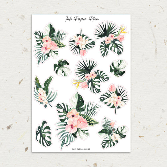 Salt | XL Floral Deco Sheet