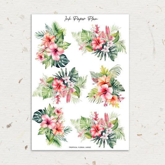 Tropical | XL Floral Deco Sheet