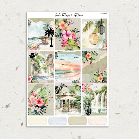 Tropical | Weekly Kit | Rose Gold, Silver Foil, or Gold