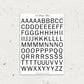 Lowercase Serif | Foiled Letters