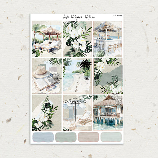 Vacation | Weekly Kit | Rose Gold, Silver Foil, or Gold