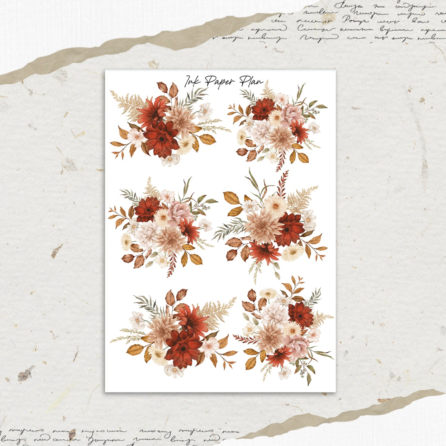 Abundant | XL Floral Deco Sheet