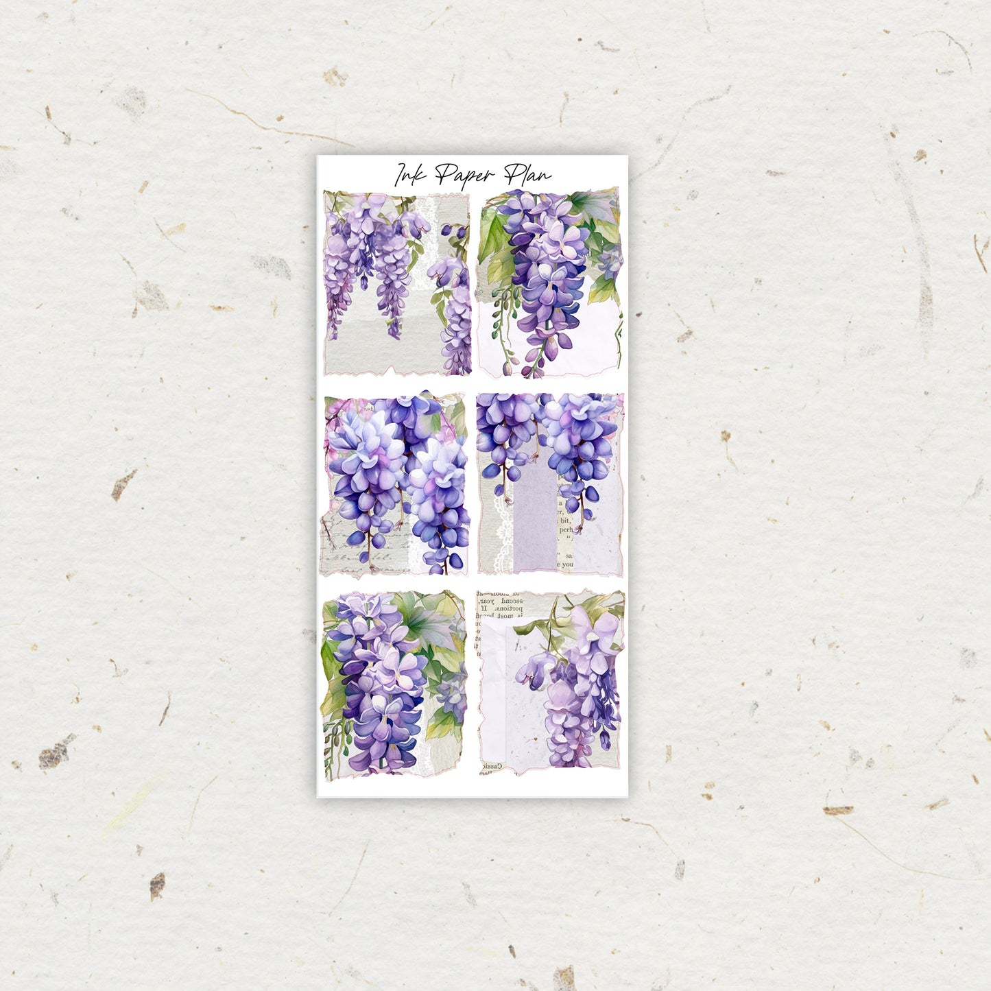 Wisteria  | Journaling Collection | Single Sheets