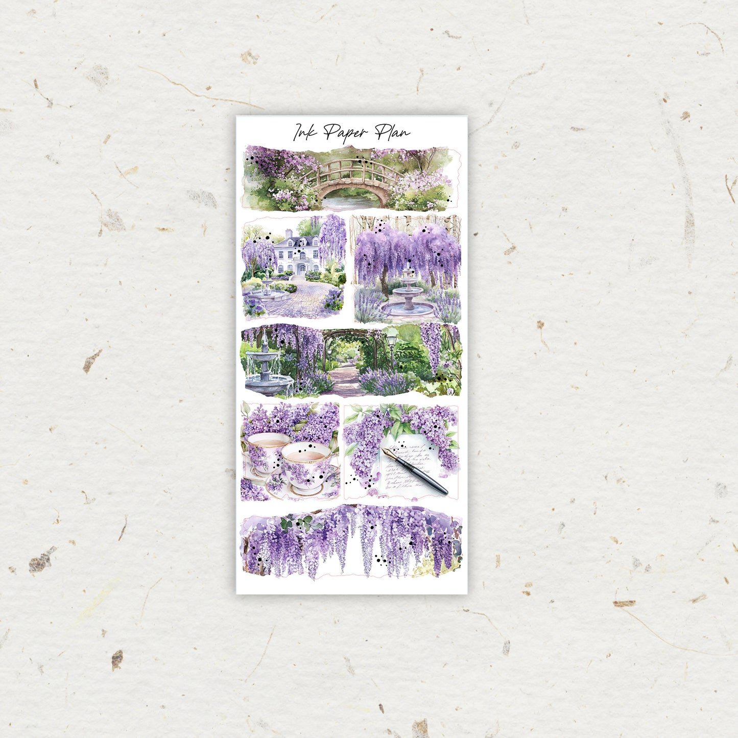 Wisteria  | Journaling Collection | Single Sheets