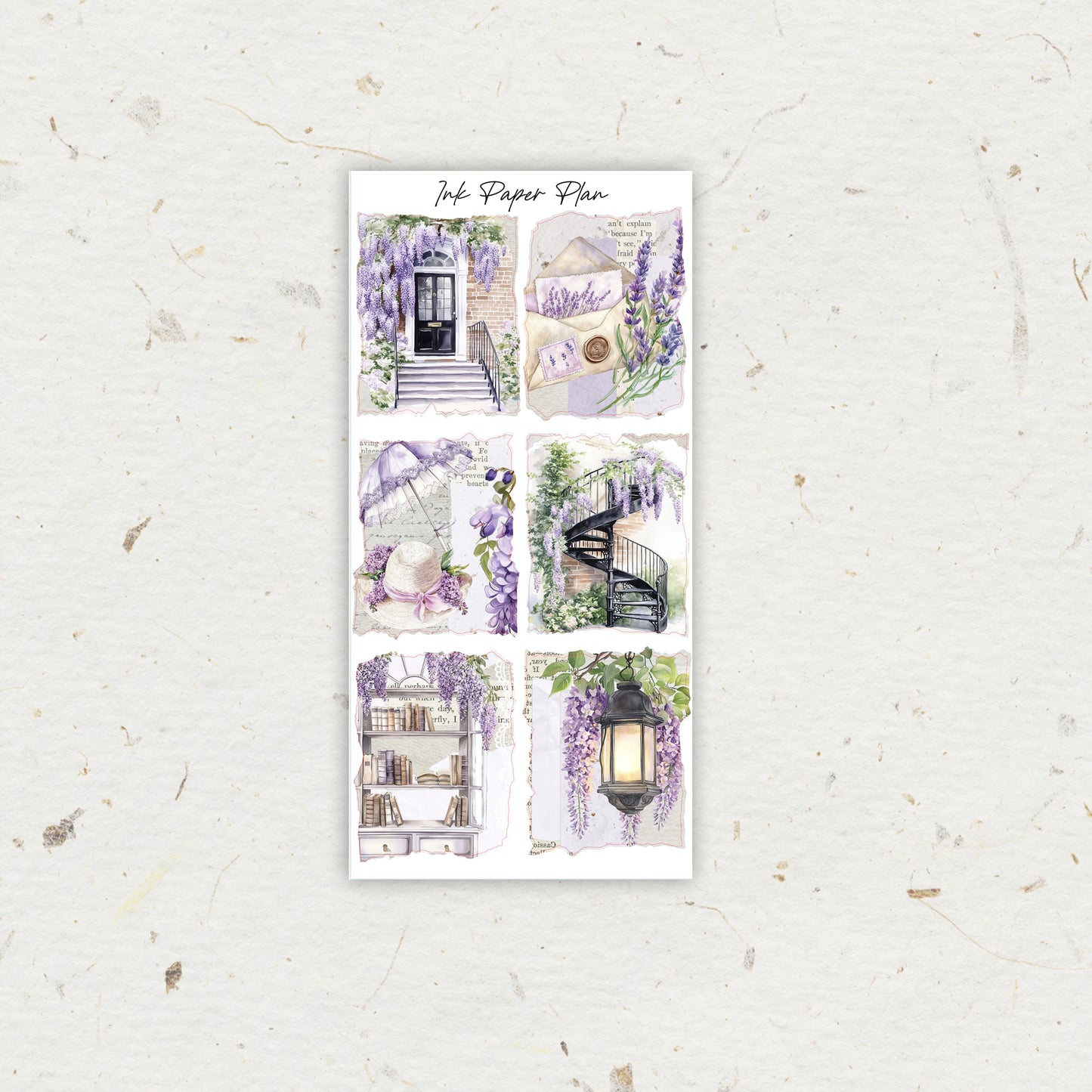 Wisteria  | Journaling Collection | Single Sheets