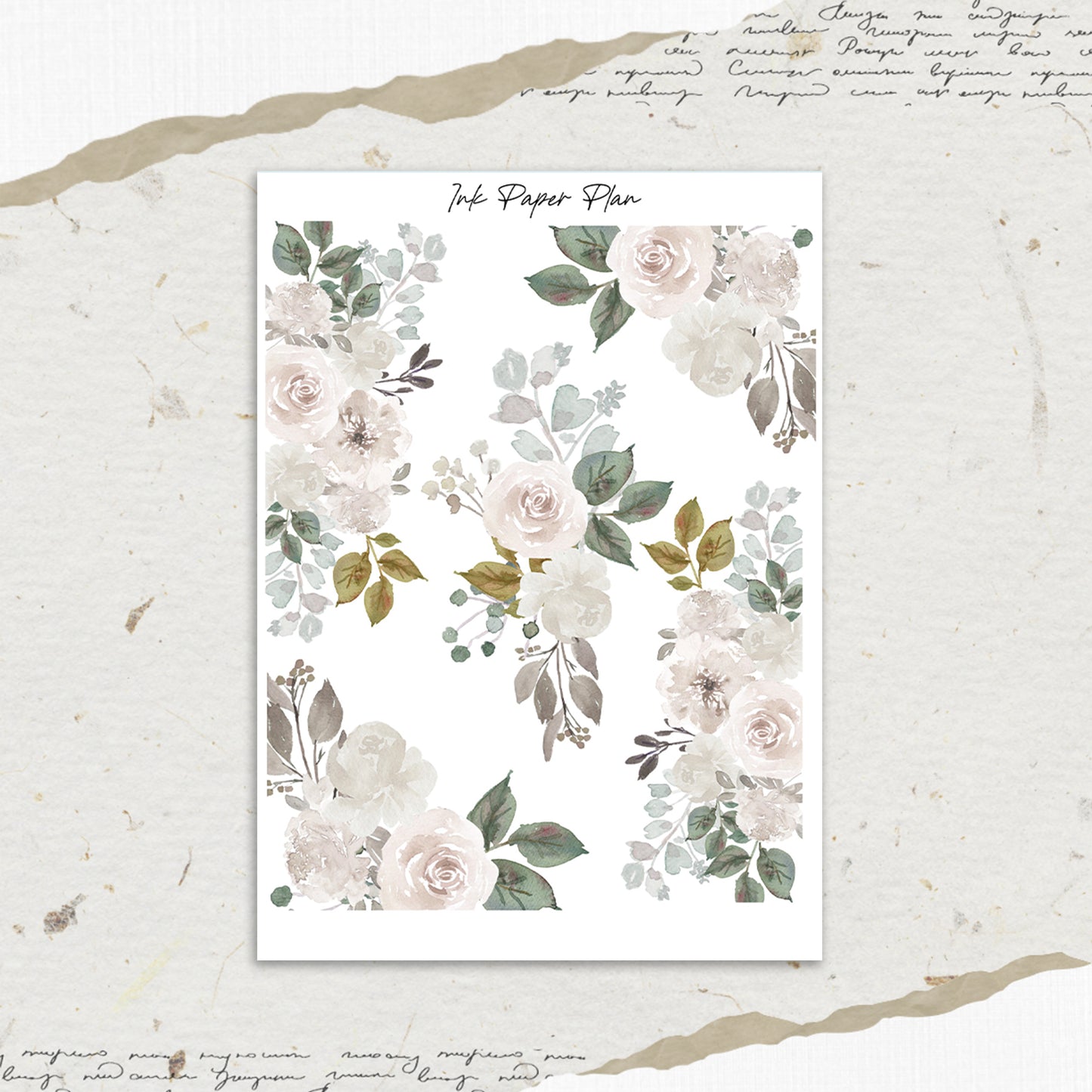 Sage | Floral Edges