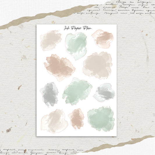 Sage | Watercolor Spot Sheet