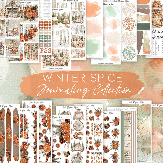 Winter Spice | Journaling Collection | Single Sheets