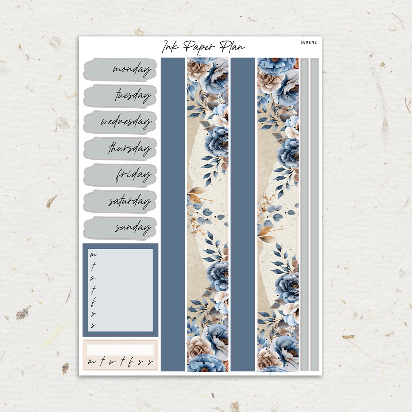 Serene | Weekly Kit | Rose Gold, Silver Foil, or Gold