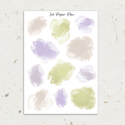 Wisteria  | Watercolor Spot Sheet